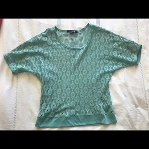 Aqua colored blouse